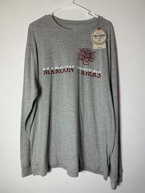 NWT Fall Rush Morehouse College Maroon Tigers Long Sleeve T-Shirt